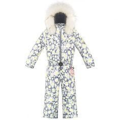 Комбинезон Poivre Blanc 20-21 Ski Overall Daisy Yellow-92 см