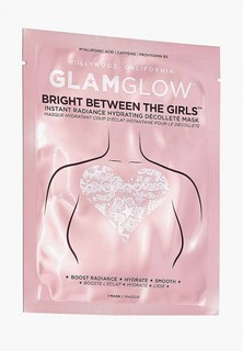 Маска для тела Glamglow тканевая для зоны декольте Bright Decolette sheet Mask, 27 г