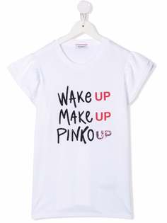 Pinko Kids футболка с надписью