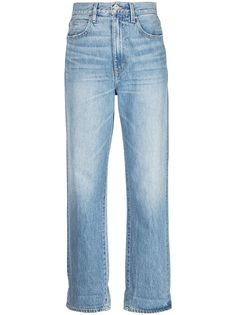Slvrlake прямые джинсы Dakota с завышенной талией