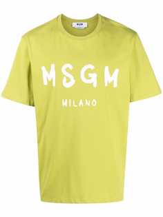 MSGM футболка с логотипом