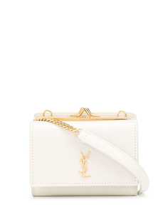 Saint Laurent мини-сумка Rider с монограммой