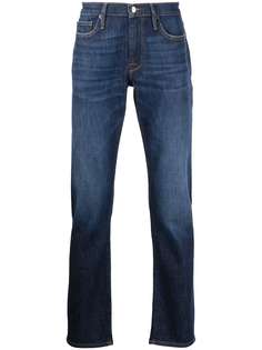 FRAME узкие джинсы с эффектом потертости