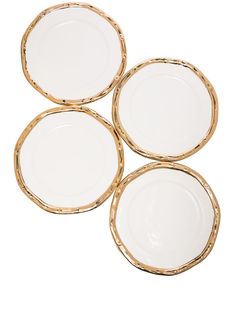 Les Ottomans набор Bamboo из четырех керамических тарелок (21 см)