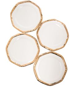 Les Ottomans набор Bamboo из четырех керамических тарелок (27 см)