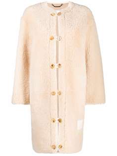 Chloé однобортная шуба Chloe