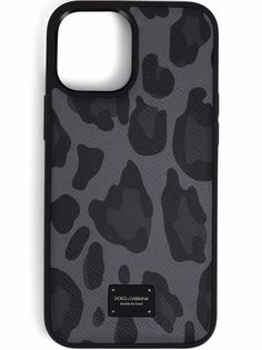 Dolce & Gabbana чехол для iPhone 12 Pro Max с леопардовым принтом