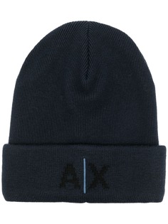 Armani Exchange шапка бини с логотипом
