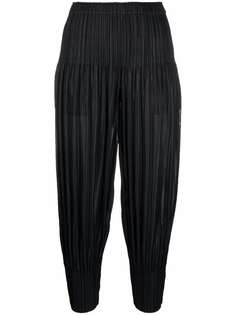 Pleats Please Issey Miyake укороченные плиссированные брюки