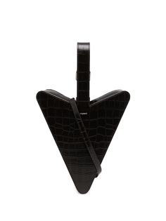 Coperni сумка-тоут Arrow с тиснением под кожу крокодила и логотипом