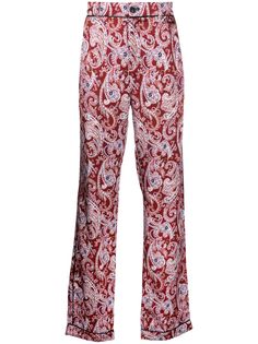 AMIRI пижамные брюки с принтом пейсли