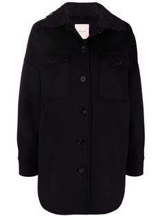 ERMANNO FIRENZE шерстяное пальто с вышивкой