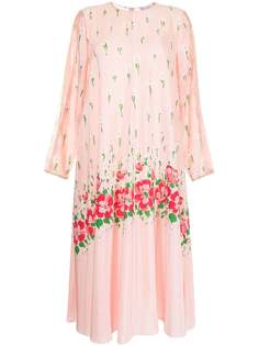 RED Valentino платье с цветочным принтом