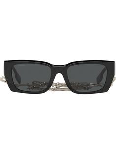 Burberry Eyewear солнцезащитные очки Poppy в прямоугольной оправе