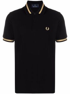 FRED PERRY рубашка поло с вышитым логотипом