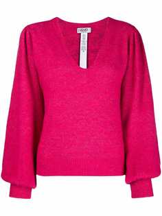 LIU JO джемпер тонкой вязки с V-образным вырезом