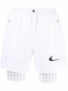 Nike X Off-White многослойные спортивные шорты