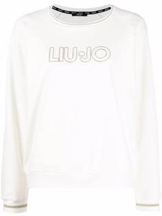 LIU JO футболка с вышитым логотипом