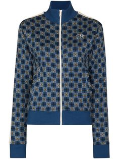 Wales Bonner спортивная куртка London с геометричным принтом
