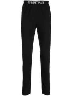 FEAR OF GOD ESSENTIALS брюки с логотипом на поясе