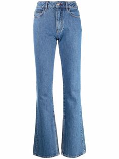 Philipp Plein расклешенные джинсы Iconic Plein с завышенной талией