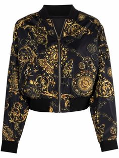 Versace Jeans Couture бомбер с принтом