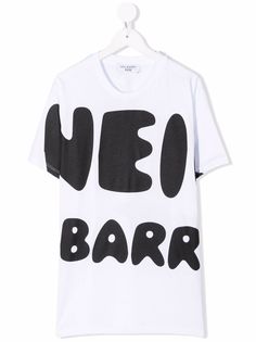 Neil Barrett Kids футболка с логотипом