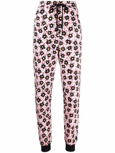 Love Moschino спортивные брюки с цветочным принтом