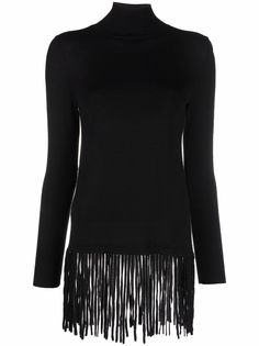 Snobby Sheep джемпер с высоким воротником и бахромой