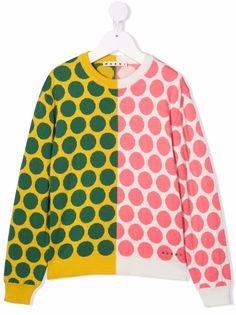 Marni Kids джемпер с узором