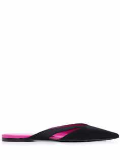 The Attico мюли с заостренным носком и вырезами