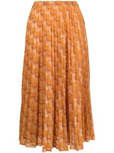 M Missoni плиссированная юбка с завышенной талией