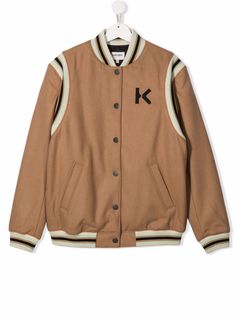 Kenzo Kids бомбер с вышивкой Tiger