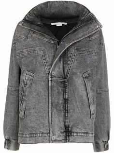 Stella McCartney джинсовая куртка с эффектом потертости