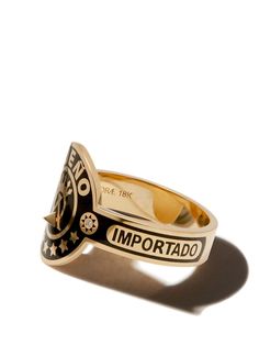 Foundrae кольцо Dream из желтого золота с бриллиантами