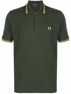 FRED PERRY рубашка поло с вышитым логотипом