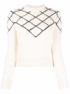 Saint Laurent джемпер из смесовой шерсти