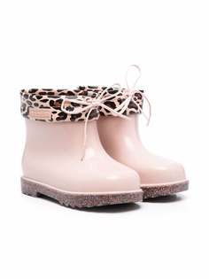 Mini Melissa резиновые сапоги с леопардовым принтом