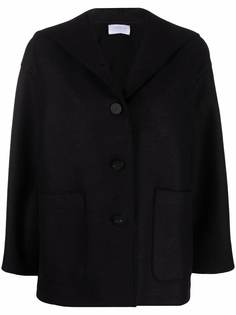 Harris Wharf London шерстяная куртка с капюшоном