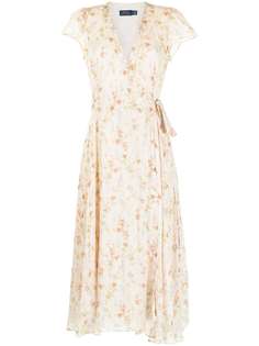 Polo Ralph Lauren платье миди с цветочным принтом