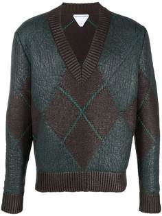 Bottega Veneta джемпер с узором аргайл