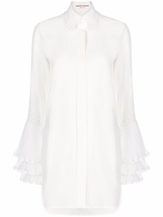 Ermanno Scervino рубашка с заостренным воротником и контрастными манжетами