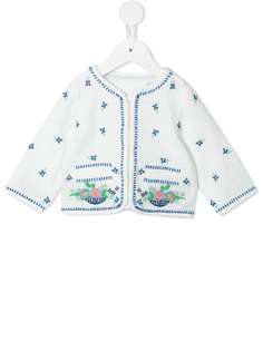 Stella McCartney Kids жакет Gauze с вышивкой