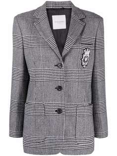 ERMANNO FIRENZE однобортный блейзер в клетку