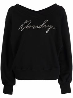 DONDUP толстовка с открытыми плечами и пышными рукавами