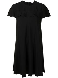 Valentino Pre-Owned платье-футболка с оборками