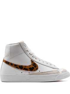 Nike высокие кеды Blazer Mid 77 Leopard
