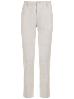 Osklen льняные брюки Fluid строгого кроя