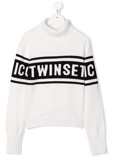 TWINSET Kids джемпер с логотипом