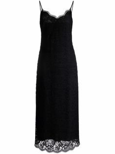 ERMANNO FIRENZE платье-комбинация с кружевом